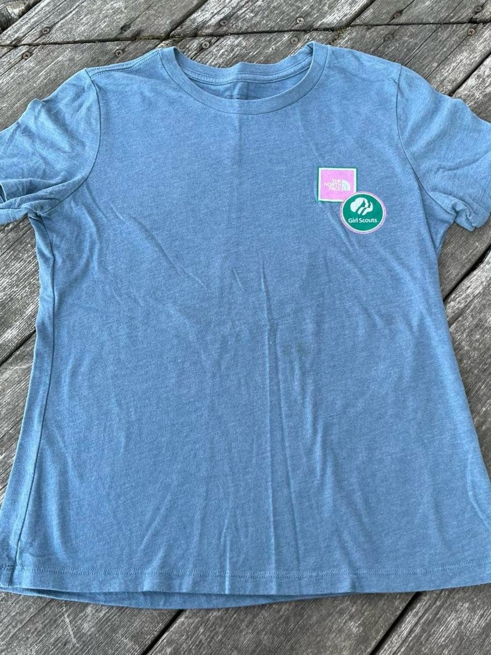 The North Face blue-grey Girl Scouts graphic tee
